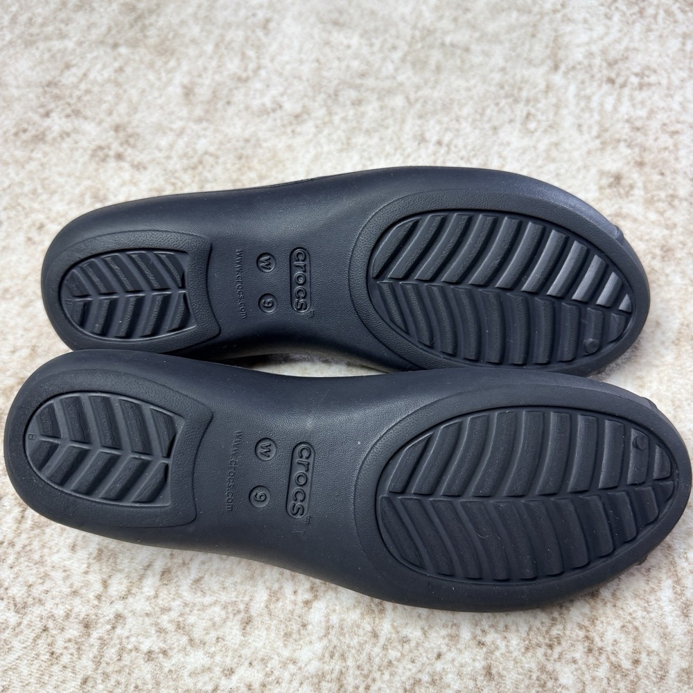 Crocs Olivia II Ballet Flats Women's Size 9 Faux Fur Lined Dual Comfort Shoes - Picture 10 of 11